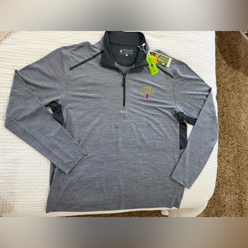 NWT Bermuda Sands Half-Zip (Michelob Ultra)